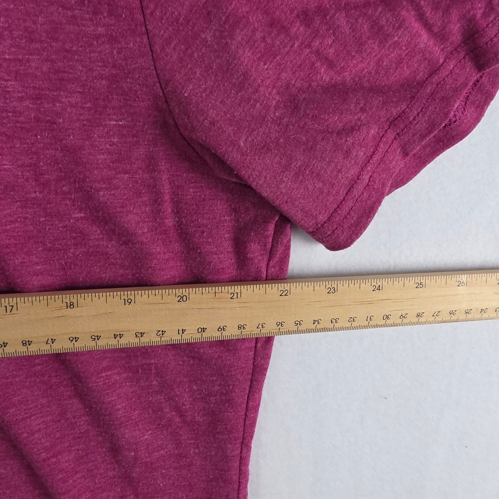 Two Fly Womens Large Heather Burgundy Howdy Rope Graphic T-Shirt Western Tee - Picture 5 of 7